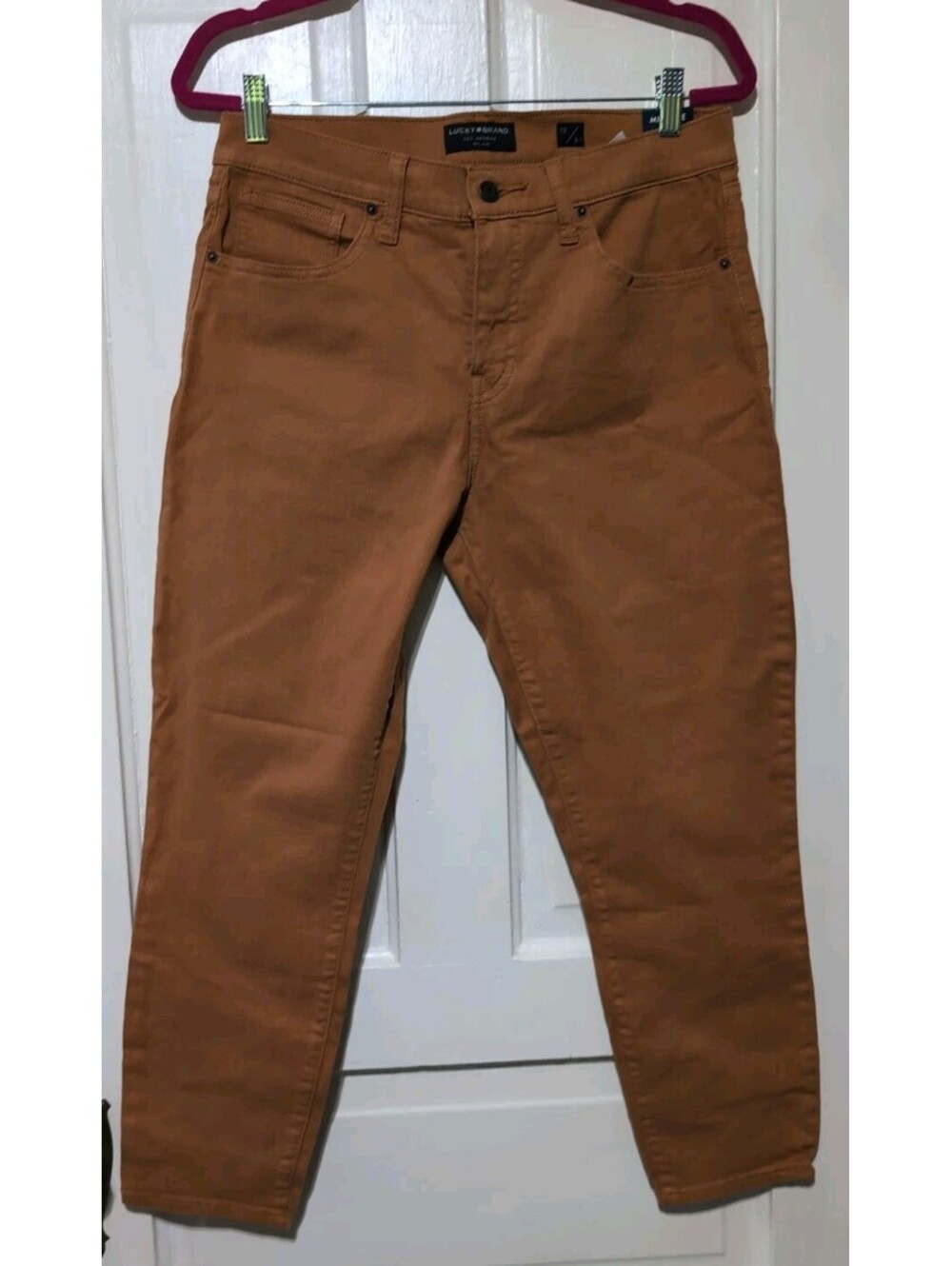 Lucky Brand Ava Mid Rise Crop Denim Copper Fall Jeans Womans 12/31(1594)F